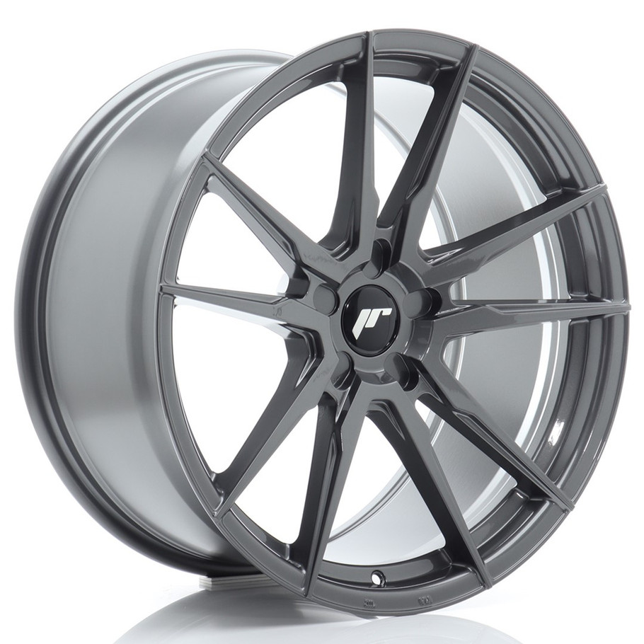 JR Wheels JR21 20x10 ET20-48 5H CUSTOM PCD 72.6mm Hyper Gray