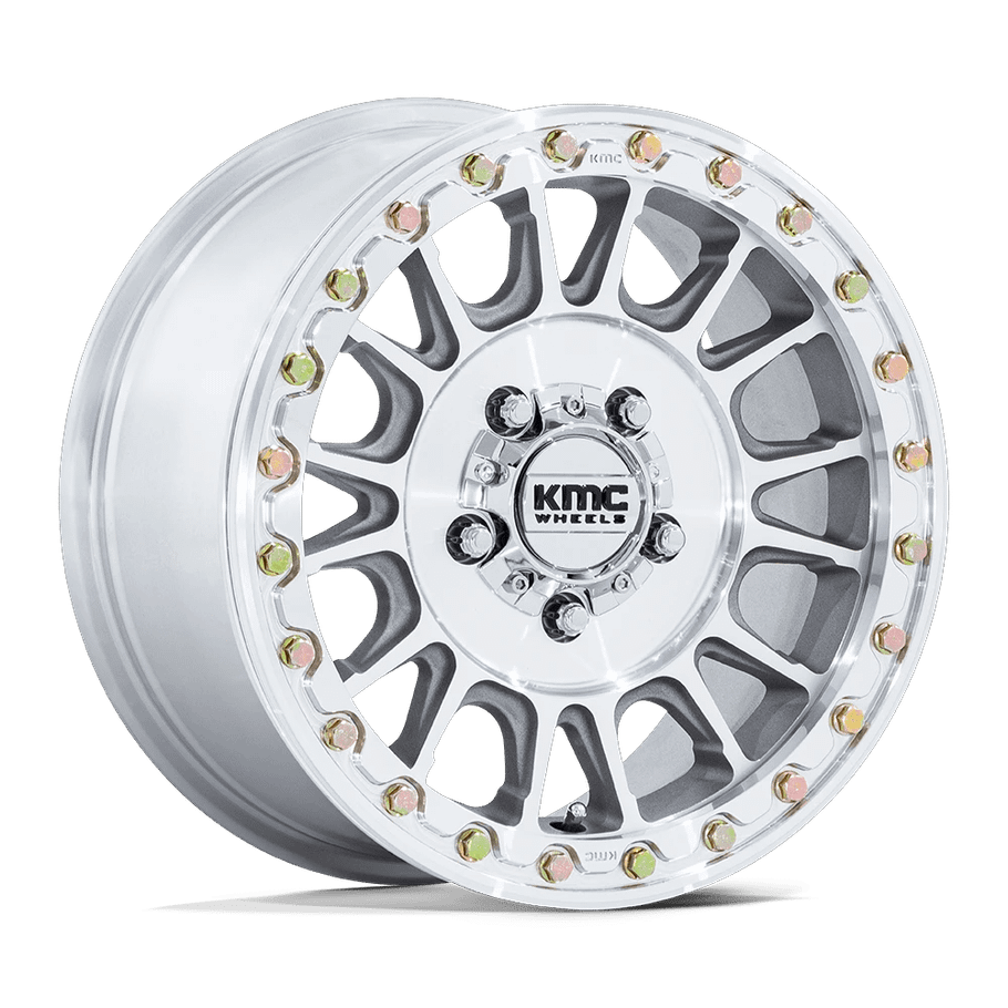 KMC KS239 IMPACT UTV BEADLOCK 15x8 ET0 5x114.3 72.56mm MACHINED (Load Rated 567kg)