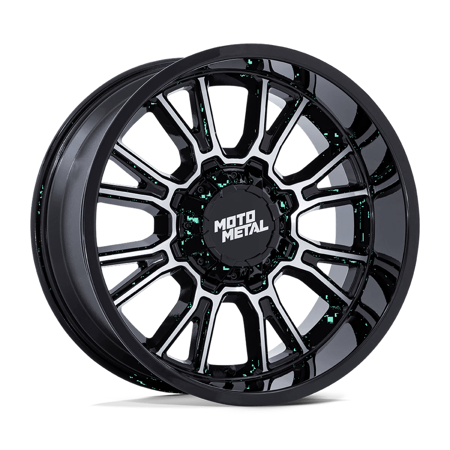 Moto Metal MO810 LEGACY 20x9 ET1 5x139.7/150 110.10mm GLOSS BLACK MACHINED (Load Rated 1134kg)