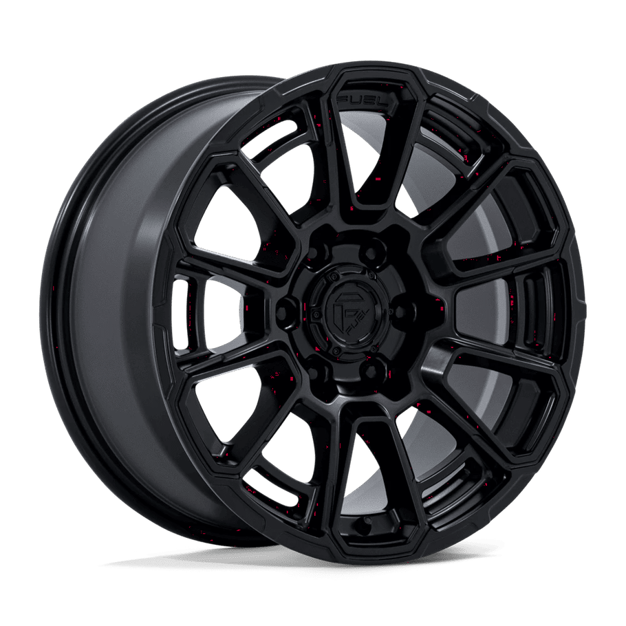 Fuel FC910 FOXHOUND 18x9 ET1 6x139.7 106.10mm BLACKOUT (Load Rated 1202kg)