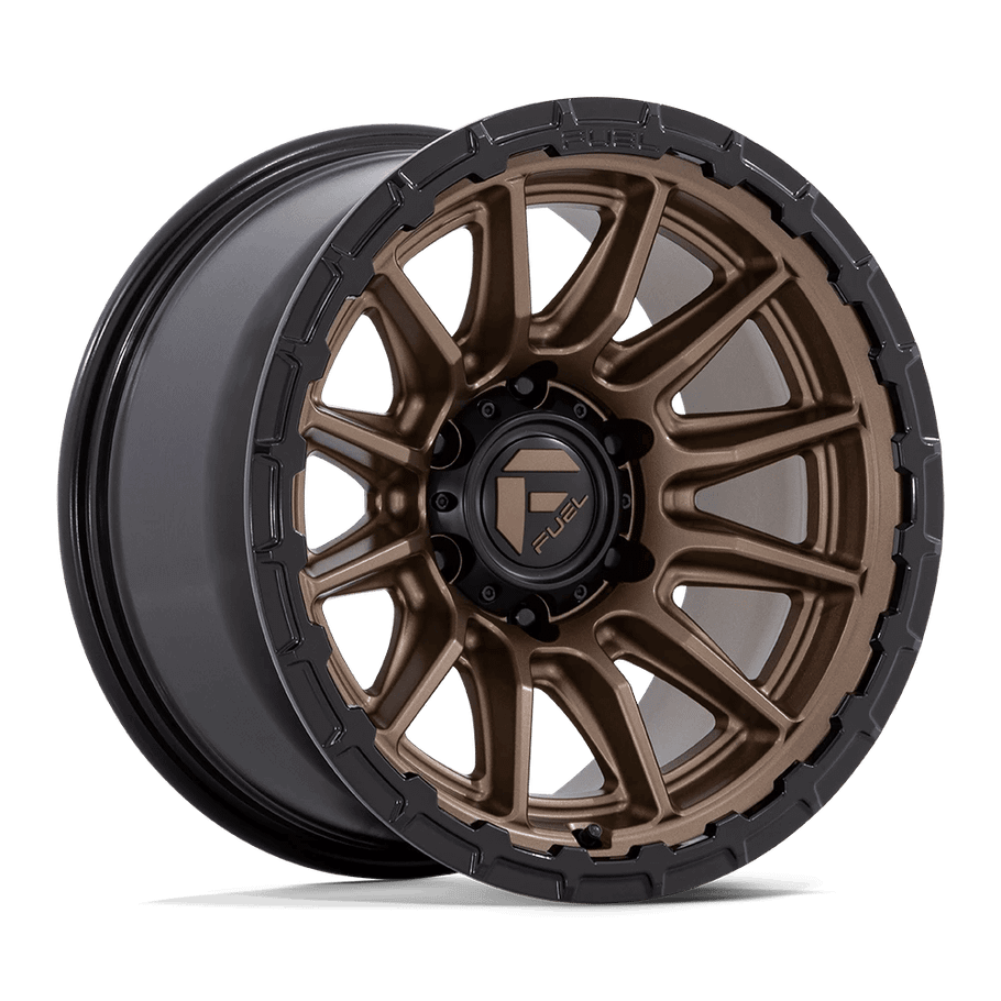 Fuel FC866 PISTON 22x10 ET-18 6x135 87.10mm MATTE BRONZE W/ GLOSS BLACK LIP (Load Rated 1202kg)