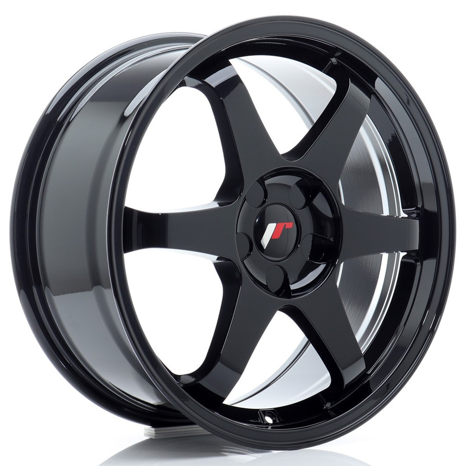 JR Wheels JR3 18x8 ET40 5x112 72.6mm Gloss Black