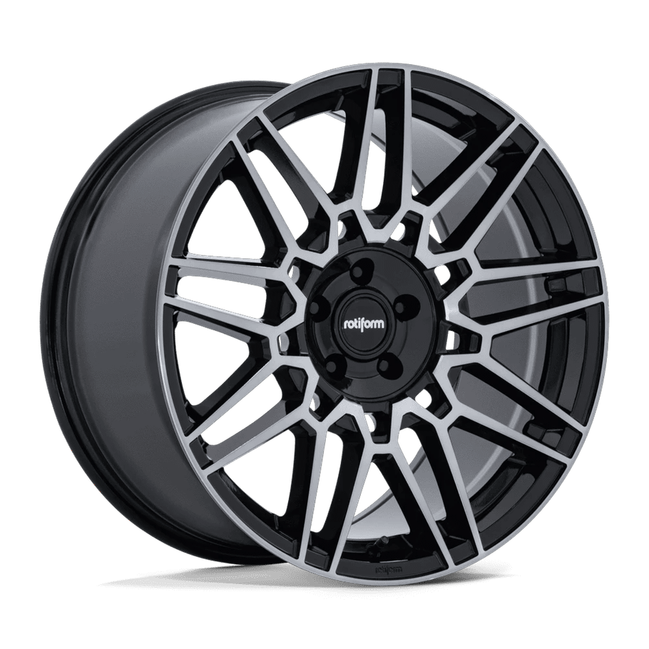 Rotiform RC215 TDX 20x10.5 ET38 5x112 66.56mm GLOSS BLACK DOUBLE DARK TINT (Load Rated 748kg)