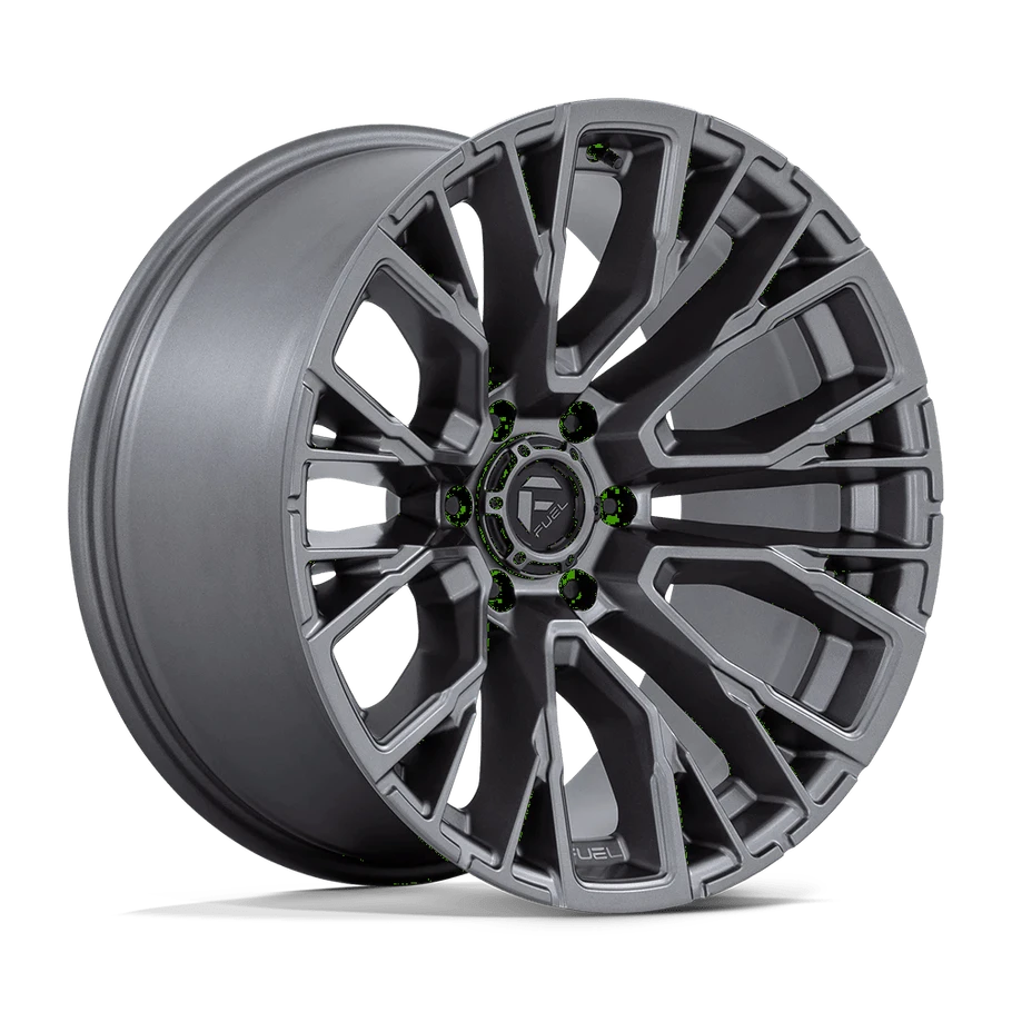 Fuel D848 REBAR 22x9.5 ET0 6x135 87.10mm MATTE GUNMETAL (Load Rated 1134kg)