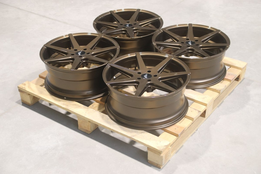 Set of JR20 20x8.5 ET20 5x112 74.1mm Gloss Bronze