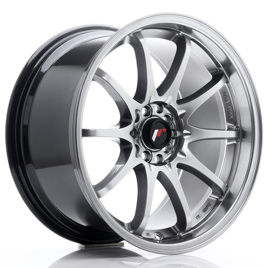 JR Wheels JR5 18x9.5 ET22 5x100/114.3 Hyper Black