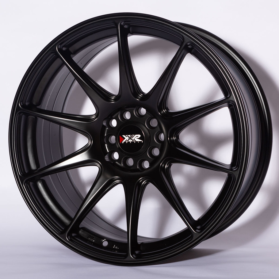 XXR 527 18x8.75 ET35 5x100 5x114.3 flat black srbpower.com