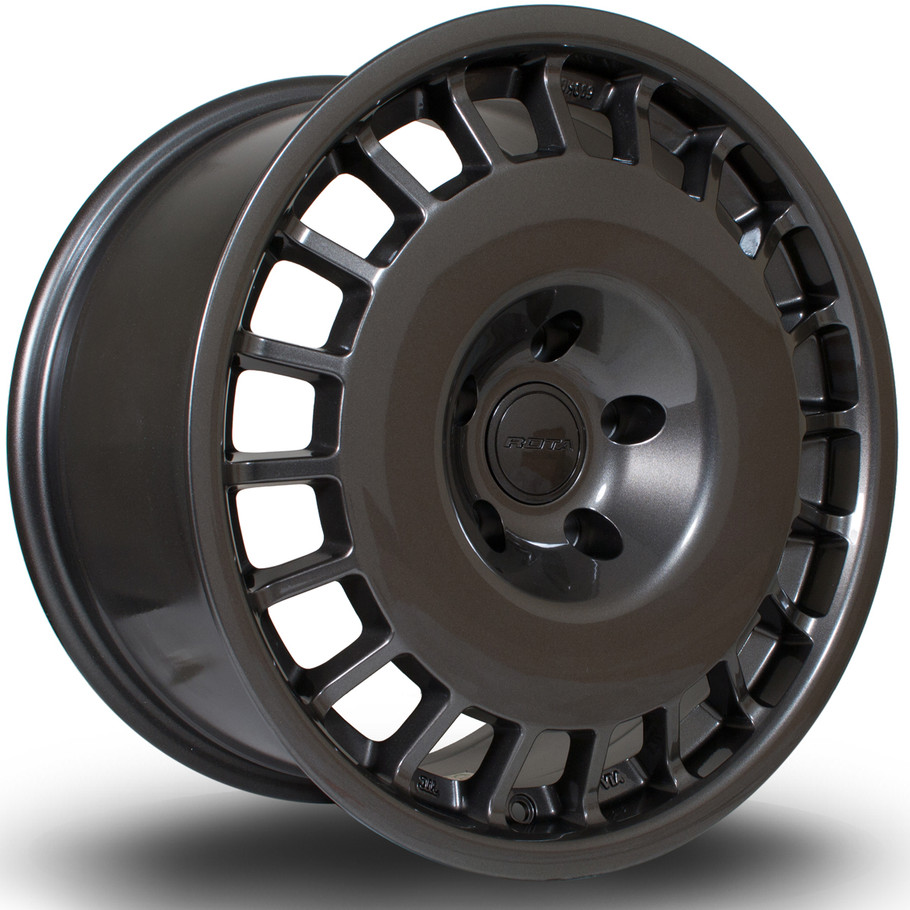 Rota D154 17x8.5 ET38 5x120 Gunmetal (D1548517K1P38PCGM0761) www.srbpower.com