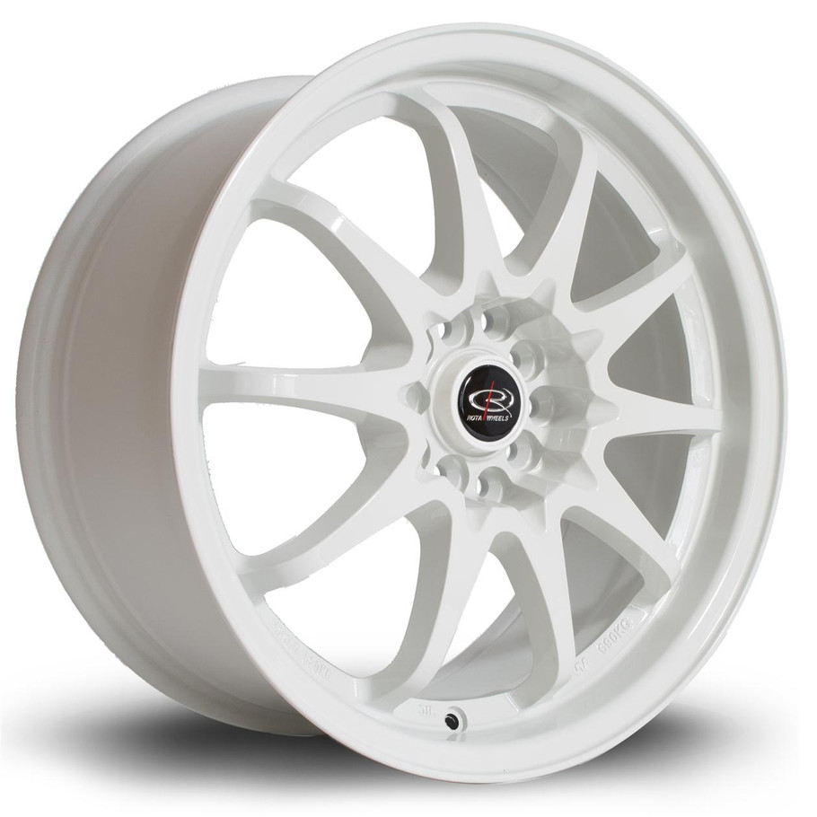 Rota Fight 17x8 ET48 5x100/114 White (FI108017DOP48PCWH0730) www.srbpower.com