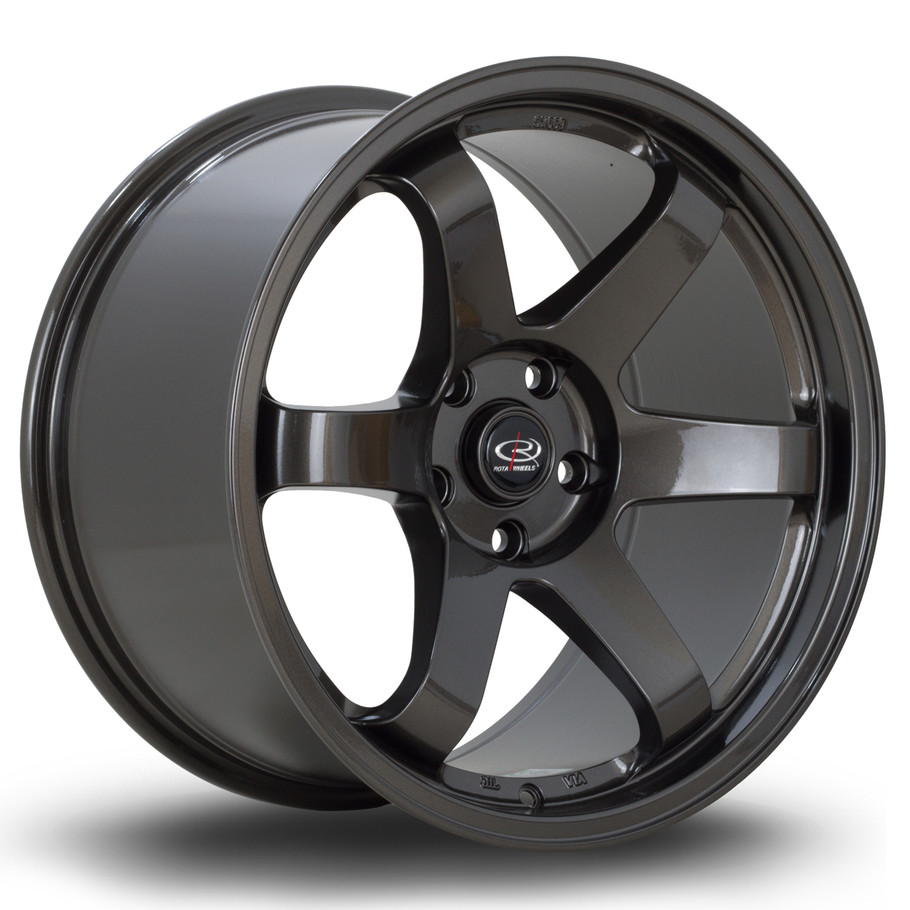 Rota Grid 18x10 ET35 5x114 Gunmetal (IKR11018D1P35PCGM0730) www.srbpower.com