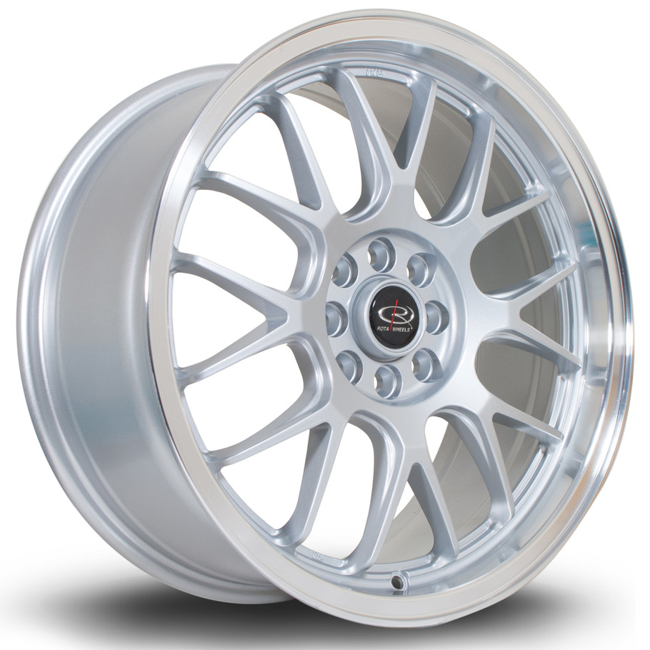 Rota MXR 17x7.5 ET40 4x100/108 RLSilver (MXRF7517BCP40RLPS0730) www.srbpower.com