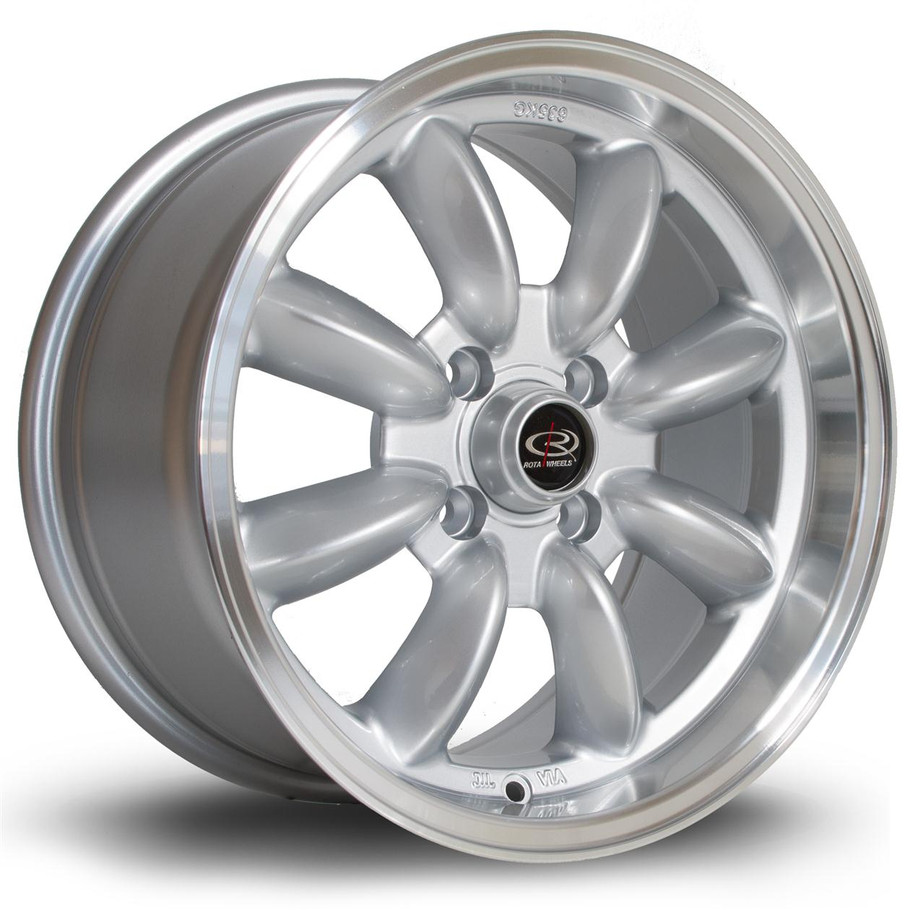 Rota RB 15x7 ET30 4x100 RLSilver (RB157015C1P30RLPS0671) www.srbpower.com