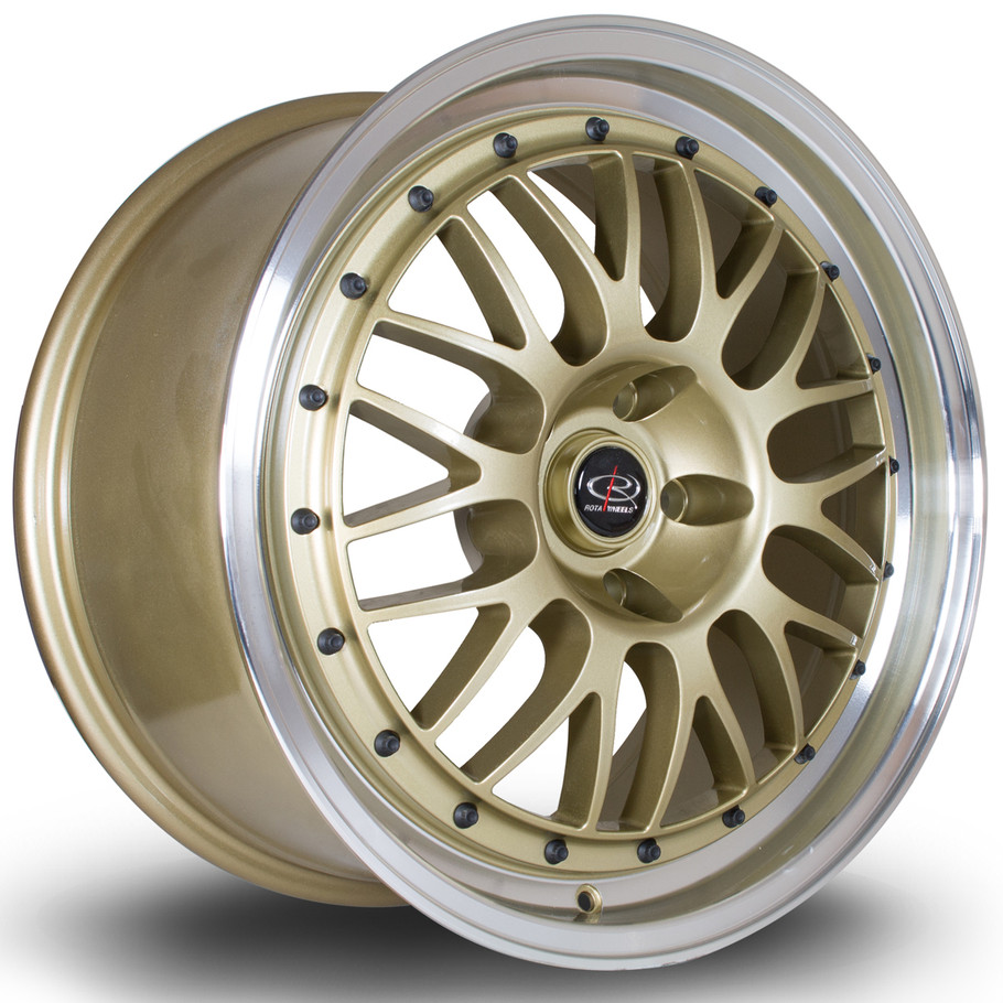 Rota MC3 18x9 ET45 5x112 RLGold (SDM39018E1P45RLPG0730) www.srbpower.com