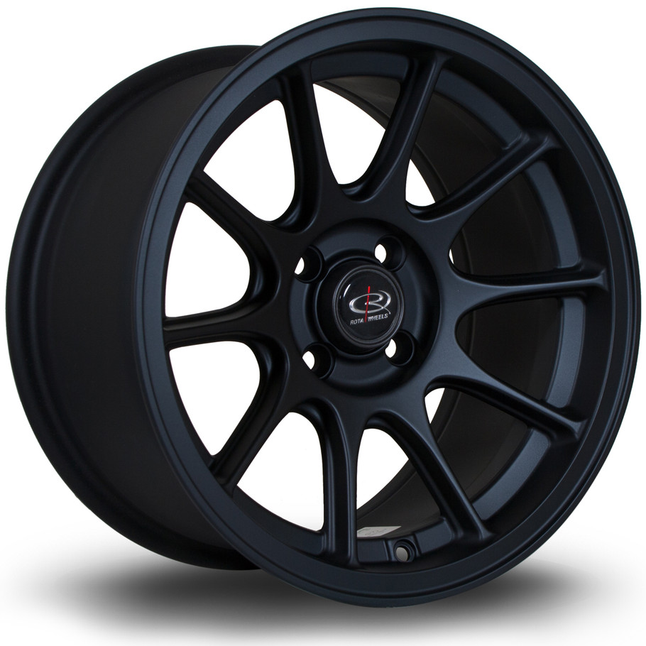 Rota Strike 15x8 ET20 4x100 FBlack (STRI8015C1P20PCFB0671) www.srbpower.com