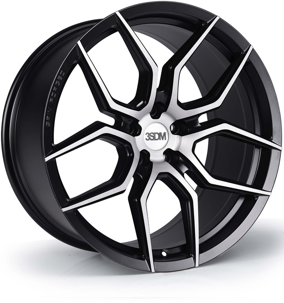 3SDM 0.50SF 20 inch 5x112 Matt Black Brushed Face www.srbpower.com