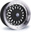 Dare DRRS 17 inch 4x100 / 4x108 Gloss Black Polished / Chrome Rivets www.srbpower.com