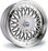 Dare DRRS 18 inch 5x112 / 5x120 Silver Polished / Chrome Rivets www.srbpower.com