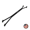 Nameless Impreza Sedan Rear Strut tower bar in Wrinkle black