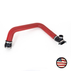 FA20DIT Charge Pipe - 2015-2021 WRX / 2014-2018 Forester XT - Wrinkle Red Powdercoat - With Bypass Valve