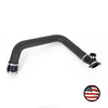 FA20DIT Charge Pipe - 2015-2021 WRX / 2014-2018 Forester XT - Wrinkle Black Powdercoat - With Bypass Valve