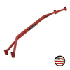 Front Strut Tower Brace - 2002-2007 Subaru WRX/STi (GD) - Wrinkle Red