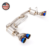 Axleback Exhaust - 2013-2017 Crosstrek - 5" Muffler - Quad Exit - 3" Double Wall Neochrome Tips