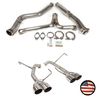 Catback Exhaust - 2022+ Subaru WRX - Muffler Delete - 3.5" Single Wall Tips