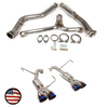 Catback Exhaust - 2022+ Subaru WRX - 4" Muffler - 3.5" Single Wall Neochrome Tips