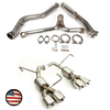 Catback Exhaust - 2022+ Subaru WRX - 5" Muffler - 4" Double Wall Tips