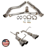 Catback Exhaust - 2022+ Subaru WRX - 5" Muffler - 4" Single Wall Tips