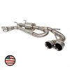 Axleback Exhaust - 2024+ Impreza - 5" Muffler - Quad Exit - 3" Double Wall Tips