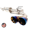 2024+ Subaru Impreza RS 2.5L No Drone Axleback Exhaust - 3" Dual Neochrome Tip