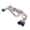 Axleback Exhaust - 2024+ Impreza RS - Quad Exit 2.5L Dual Chamber - Neochrome Tip
