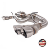 2024+ Subaru Impreza RS 2.5L No Drone Axleback Exhaust - Quad Exit