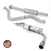 2017-2023 Subaru Impreza No Drone Catback Exhaust with 3" Double Wall Tip