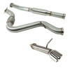 Catback Exhaust - 2017-21 BRZ / GT86 - Muffler Delete - Single Exit 4" Tip