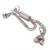 Top view of 2024+ Subaru Impreza Axleback Exhaust