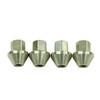 CNC machined T301 Stainless Steel conical nuts