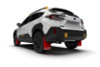 Rally Armor 24-25 Subaru Crosstrek (Wilderness Only) Red UR Mud Flap W/White Logo - No Drilling Req