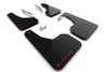 Rally Armor 22-24 Subaru Forester &amp; Wilderness Black UR Mud Flap w/Red Logo