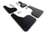 Rally Armor 22-24 Subaru Forester &amp; Wilderness Black UR Mud Flap w/Blue Logo