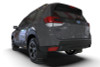 Rally Armor 22-24 Subaru Forester &amp; Wilderness Black UR Mud Flap w/Blue Logo