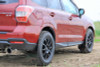 Rally Armor 14-18 Subaru Forester Black Mud Flap w/ Grey Logo