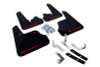 Rally Armor 12-16 Subaru Impreza 4D/5D Black UR Mud Flap w/Red Logo