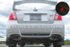 Rally Armor 11-14 Subaru WRX/STI (Sedan Only) Black UR Mud Flap w/Red Logo