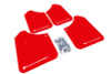 Rally Armor 02-07 Subaru WRX/STI/RS/2.5i (Wagons Req. Mod.) Red UR Mud Flap w/White Logo