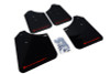 Rally Armor 02-07 Subaru WRX/STI/RS/2.5i (Wagons Req. Mod.) Black UR Mud Flap w/Red Logo