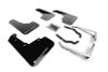 Rally Armor 18-23 Subaru Crosstrek Black UR Mud Flap w/White Logo