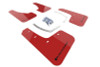 Rally Armor 18-25 Subaru Ascent Red UR Mud Flap w/Black Logo