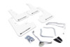 Rally Armor 15-21 Subaru WRX/STI White UR Mud Flap w/Black Logo